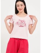 Timeout Tricou dama cu maneca scurta ( Material: Bumbac - BARLEY PINK