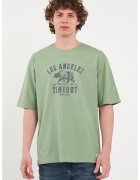 Timeout Tricou lejer de bumbac - Verde sparanghel