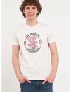 Timeout Tricou regular-fit cu design grafic - Alb