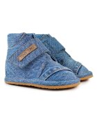 TINY TOES Ghete Barefoot din denim - Vyon - Albastru - Albastru