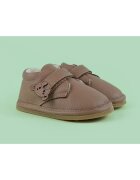 TINY TOES Ghete Barefoot din piele naturala Lotso - Maro