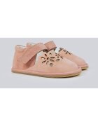 TINY TOES Pantofi Barefoot din piele naturala - Aster - Roz - Roz deschis