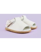 TINY TOES Sandale Barefoot din piele naturala - Adeis - Alb - Alb
