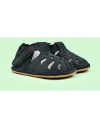 TINY TOES Sandale Barefoot din piele naturala - Camo - Negru - Negru