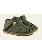 TINY TOES Sandale Barefoot din piele naturala - Feliks - Verde - Verde
