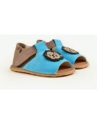 TINY TOES Sandale Barefoot din piele naturala - Nala - Albastru - Albastru