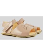 TINY TOES Sandale Barefoot din piele naturala - Shun - Roz - Roz pal