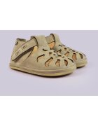 TINY TOES Sandale Barefoot din piele naturala - Tally - Bej - Bej
