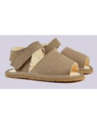 TINY TOES Sandale Barefoot din piele naturala - Zadeis - Maro - Maro
