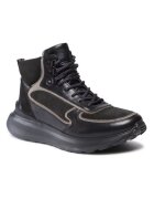 Togoshi Pantofi sport barbati - Piele naturala - Negru - 5904862389301