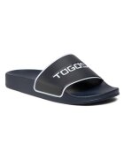 Togoshi Papuci flip-flop barbati - Piele ecologica - Bleumarin
