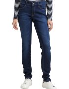 Tom Tailor Blugi slim fit cu talie medie - Albastru indigo