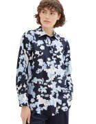 Tom Tailor Camasa cu model floral - Bleumarin