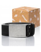 Tom Tailor Curea Din Piele - Sopo-Tt433 - 100% Piele Naturala - Culoare: Negru - Latime: 3 -5 Cm - Lungime: 80 Cm - Negru