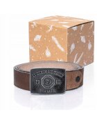 Tom Tailor Curea Din Piele - Sopo-Tt436 - 100 Cm - Maro - 100% Piele Naturala - Culoare Maro - Lungime 100 Cm - Latime 4 Cm