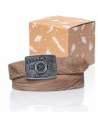 Tom Tailor Curea Din Piele - Sopo-Tt437 - 110 Cm - Maro - 100% Piele Naturala - Culoare Maro - Latime 4 Cm - Confortabila