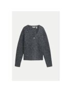 Tom Tailor Denim Cardigan dama - 304546761 - Poliester/Poliamida - Gri - Gri