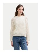 Tom Tailor Denim Pulover dama 1045610 - Acril/Poliamida - Ecru - Ecru