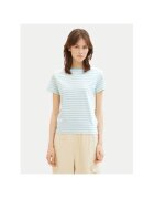 Tom Tailor Denim Tricou dama - 303522513 - Bumbac - Verde - Verde