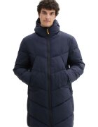 Tom Tailor Geaca lunga cu gluga - Bleumarin