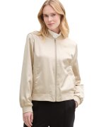 Tom Tailor Jacheta bomber cu fermoar - Bej