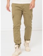 Tom Tailor Pantaloni cargo cu talie joasa - Kaki
