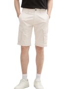Tom Tailor Pantaloni cargo scurti - Crem