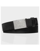 Tom Tailor Purtator barbati - piele naturala - negru - 95 cm