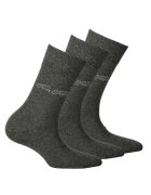 Tom Tailor Set de sosete lungi - 3 perechi - Gri inchis