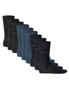 Tom Tailor Set de sosete lungi - 9 perechi - Negru/Albastru/Bleumarin