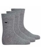 Tom Tailor Set de sosete scurte - 3 perechi - Gri