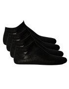 Tom Tailor Set de sosete unisex pana la glezna - 4 perechi - Negru