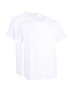 Tom Tailor Set de tricouri de bumbac cu decolteu la baza gatului Lucky - 2 piese - Alb