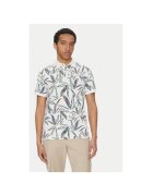 Tom Tailor Tricou polo barbati 1045706 - Bumbac - Alb - Alb