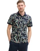 Tom Tailor Tricou polo cu croiala regular-fit - Verde/Bleumarin