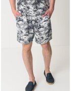 Tommy Hilfiger Bermude de in Mercer - Alb murdar/Bleumarin