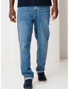 Tommy Hilfiger Blugi conici cu design 5 buzunare - Albastru