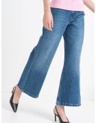 Tommy Hilfiger Blugi evazati cu talie inalta - Albastru inchis
