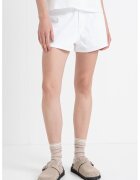 Tommy Hilfiger Blugi scurti cu talie inalta - Alb optic