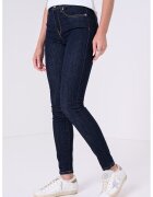 Tommy Hilfiger Blugi skinny cu talie medie Como - Albastru ultramarin