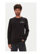 Tommy Hilfiger Bluza cu maneca lunga Barbati - Negru - 100% bumbac - Negru