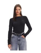 Tommy Hilfiger Bluza dama - viscoza/elastan - negru