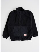 Tommy Hilfiger Bluza de trening cu fermoar si buzunare - Negru