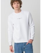 Tommy Hilfiger Bluza de trening cu logo - Negru/Alb optic