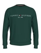 Tommy Hilfiger Bluza de trening din amestec de bumbac organic cu logo - Verde englez