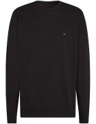 Tommy Hilfiger Bluza de trening din bumbac organic cu logo - Negru