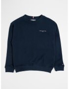 Tommy Hilfiger Bluza regular fit de trening cu logo - Bleumarin