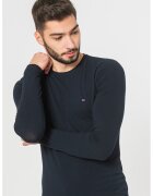 Tommy Hilfiger Bluza slim fit amestec de bumbac organic - Rosu/Alb/Bleumarin
