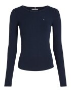 Tommy Hilfiger Bluza striata cu maneci lungi - Bleumarin