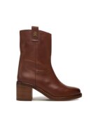 Tommy Hilfiger Botine dama 305551474 - Piele naturala - Maro - Maro